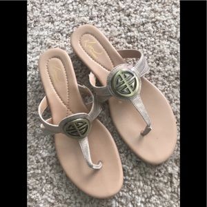 Kim Roger gold sandals